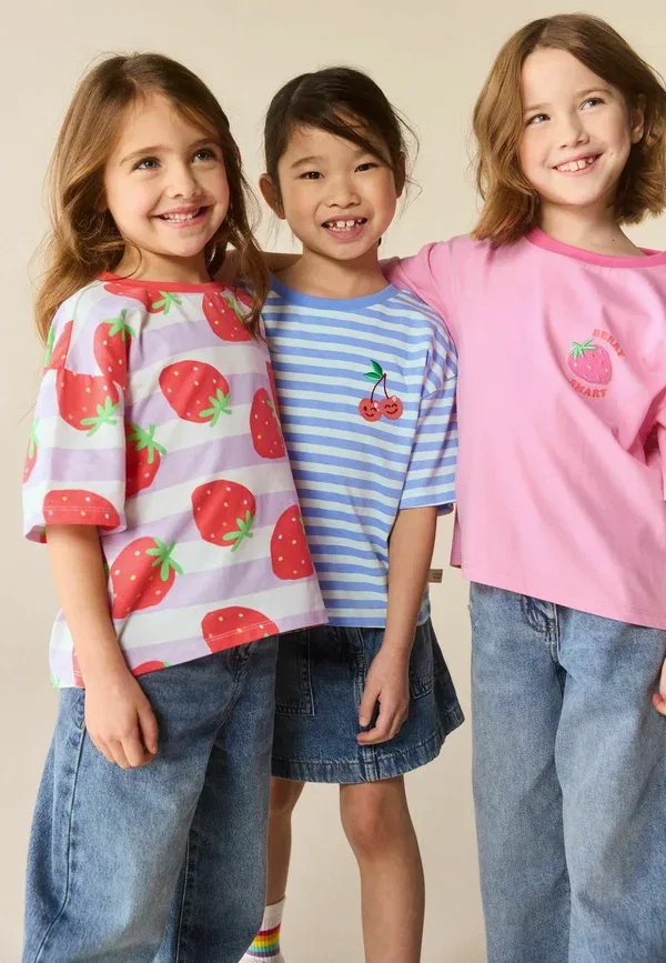 Комплект из 3 футболок с коротким рукавом и принтом Little Bird — фото 4