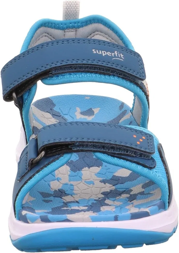 Детские сандалии для мальчиков с перекрестными ремешками Superfit, Turquoise Blue — фото 2
