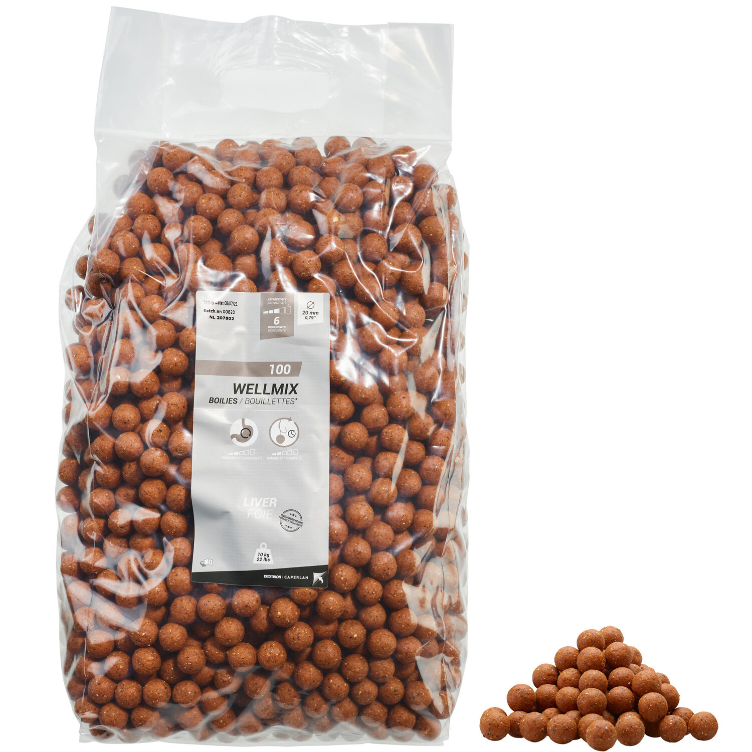 

Бойлы Wellmix LIVER 20 мм 10 кг CAPERLAN
