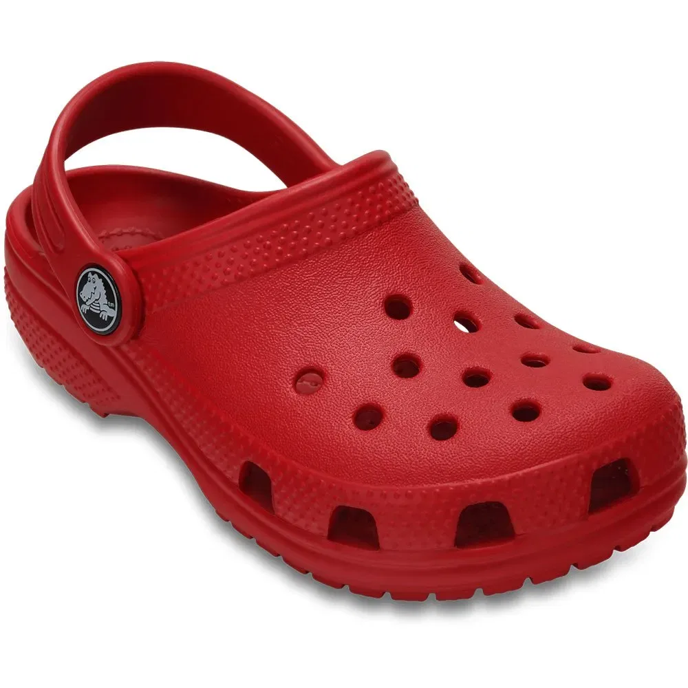 Детские клоги для девочек с pivoting heel straps Classic Crocs, Red