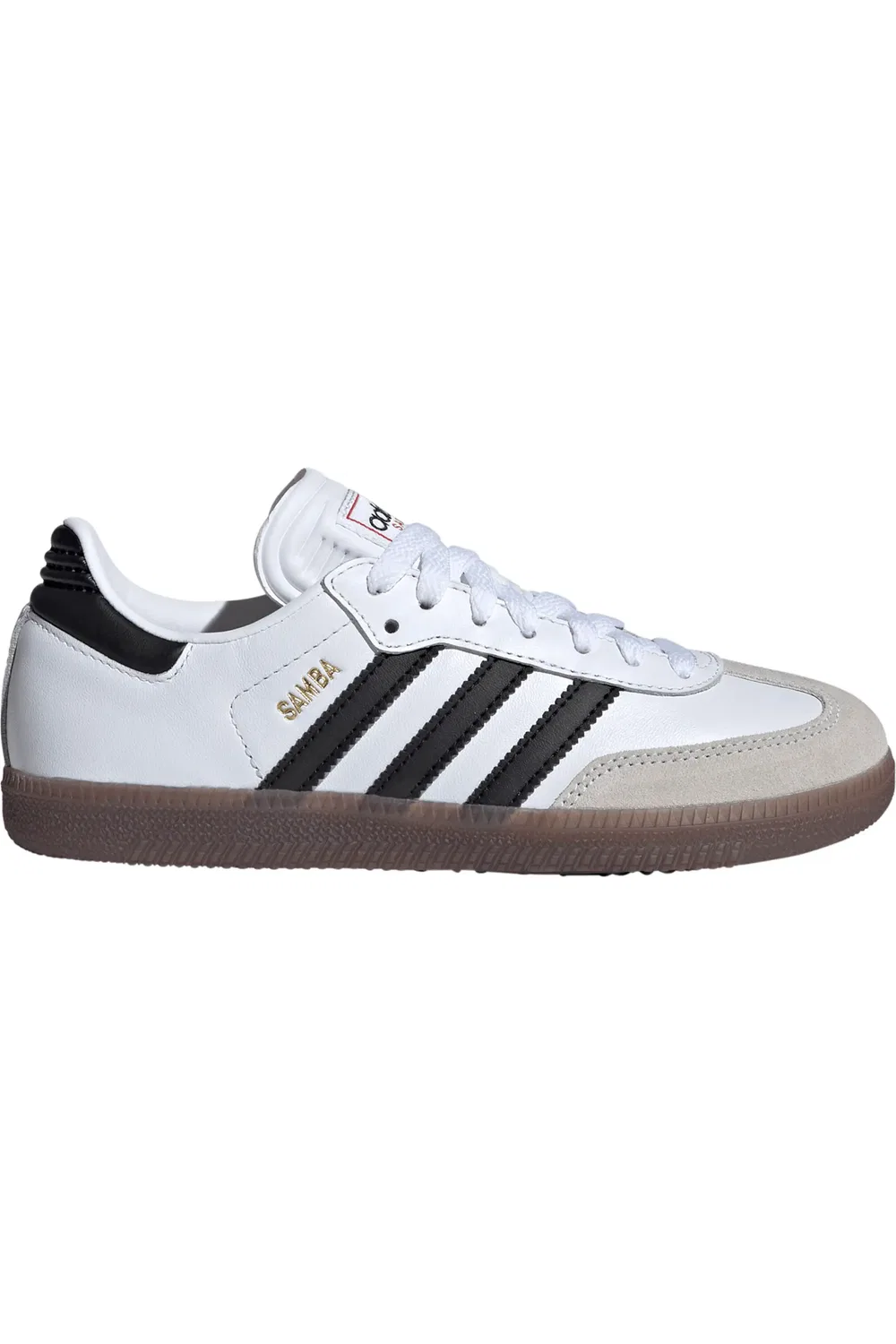 Кроссовки детские футбольные Samba adidas, белый — фото 3