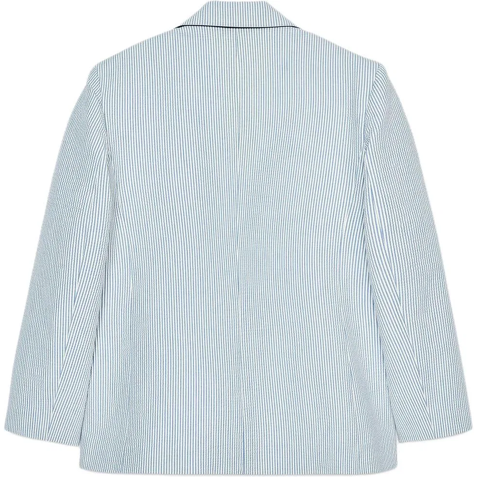 Женский деловой костюм Nude/Blue ZARA, Nude/Blue — фото 3