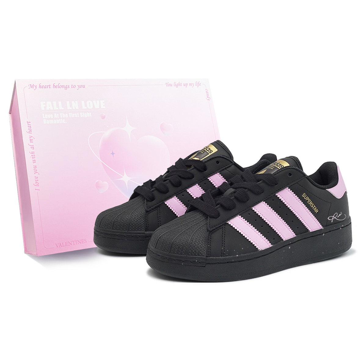 

Adidas Originals Суперстар XLG лоу-топ скейтборд обувь унисекс черный, цвет Black