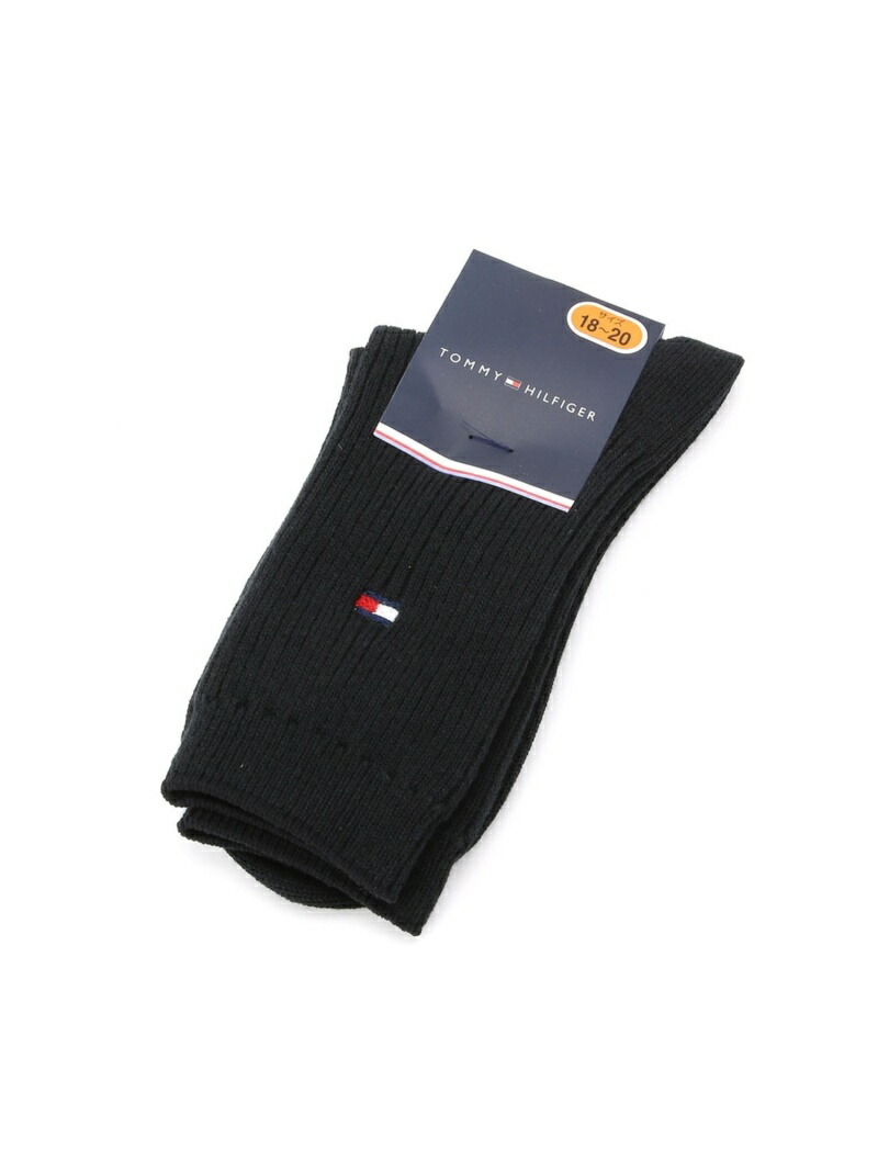 Ребристые носки TOMMY HILFIGER, Black 055