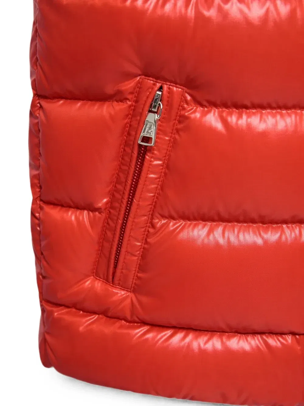 Стеганый жилет Tib Moncler Enfant, оранжевый — фото 4