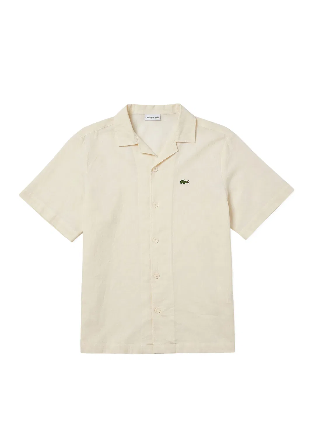 Рубашка мужская Relaxed Fit Lacoste, кремовый
