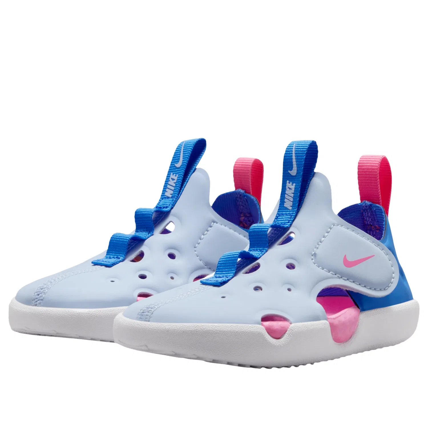 Детские сандалии с текстильным верхом Sunray Protect 4 Sandal 'Hydrogen Blue' Nike, Hydrogen Blue — фото 4
