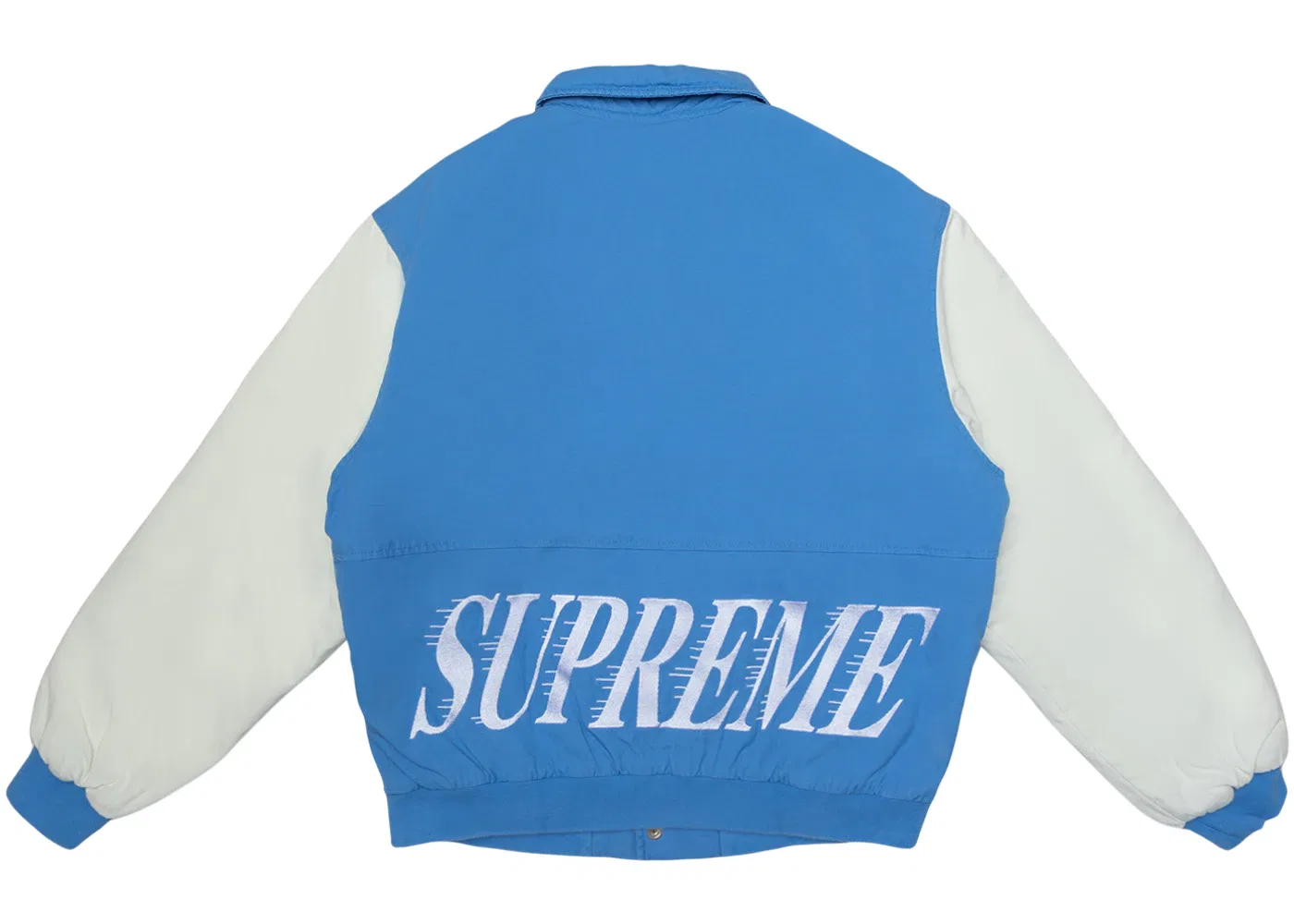 Мужская куртка-бомбер с воротником-стойкой Varsity Jacket Supreme, Light Blue