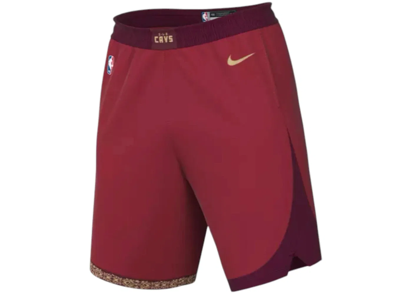 Мужские шорты Nike NBA Cleveland Cavaliers City Edition Swingman Shorts, Bright Crimson/Gold