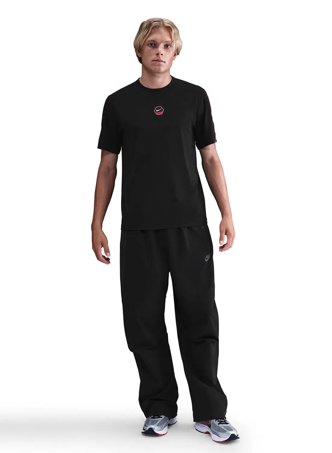 Футболка с технологией Dri-FIT Nike, черный — фото 3