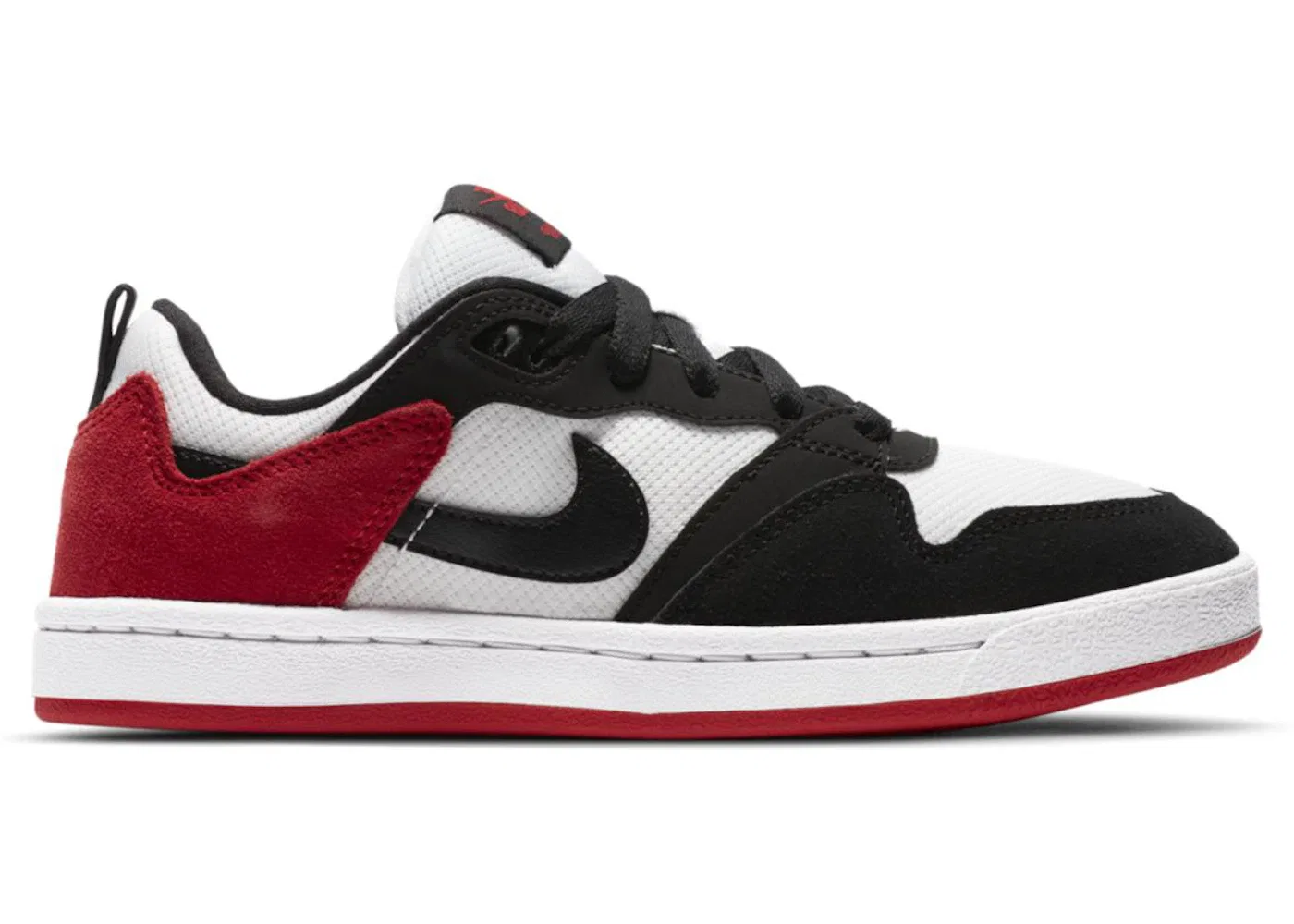 Детские кроссовки Lifestyle Nike Alleyoop SB, White/University Red/White/Black