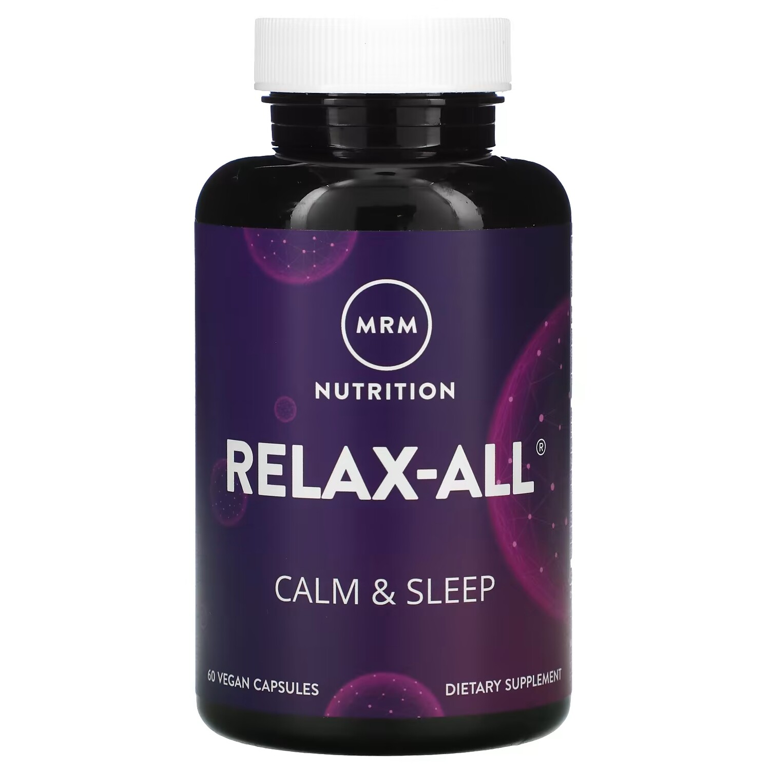 

MRM Nutrition Relax-All Calm & Sleep для расслабления и сна, 60 веганских капсул