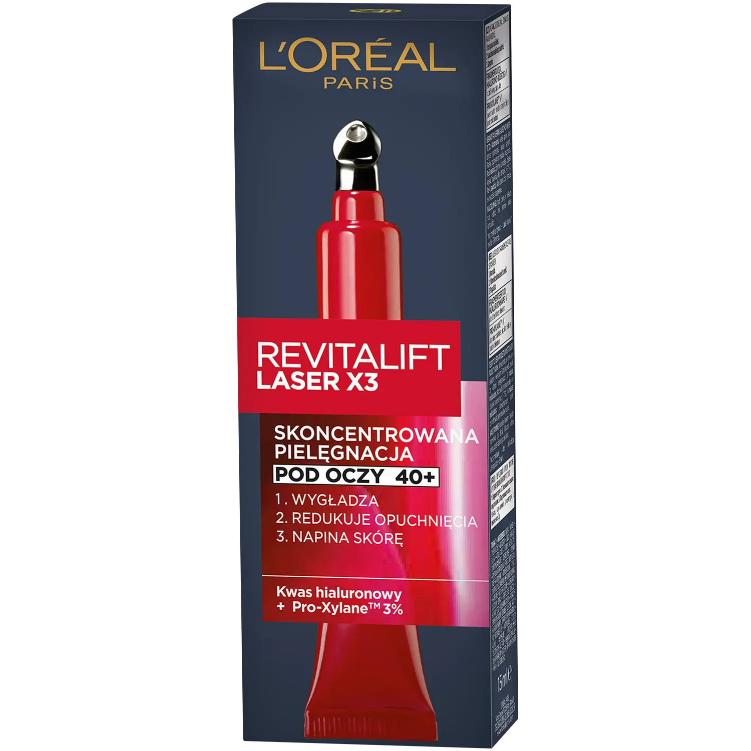 

L'Oréal Paris Revitalift Laser крем для глаз, который наполняет кожу, уменьшает морщины и отечность под глазами, 15 мл