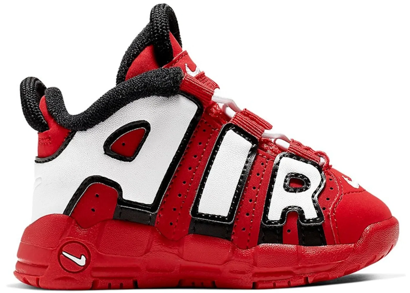 Детские кроссовки Lifestyle Nike Air More Uptempo Nike, University Red/Black-Summit White-White