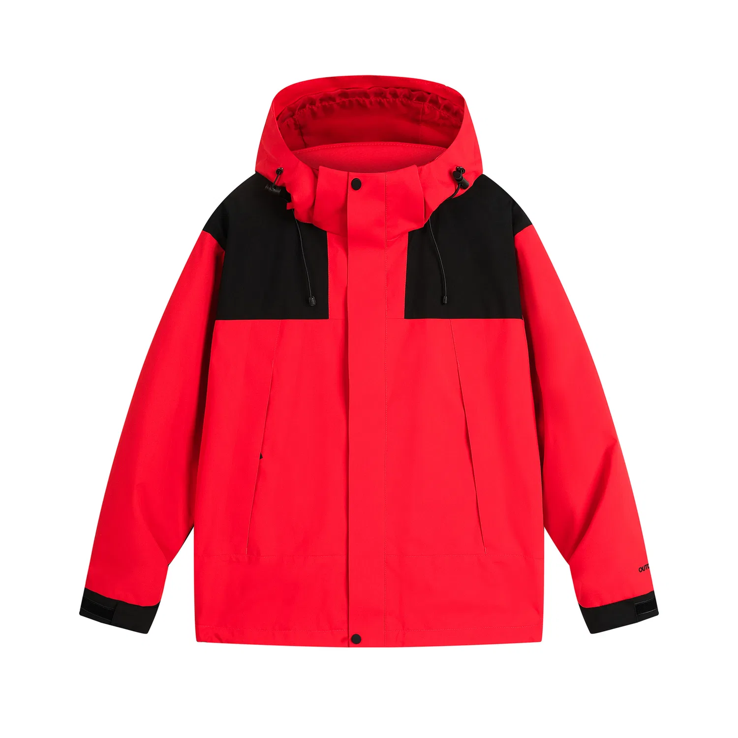 Детский пуховик 85% утиный пух со съемной подкладкой Red bean, Ivory White — фото 3
