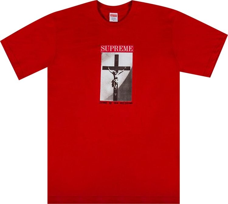 Футболка Supreme Loved By The Children Tee 'Red', красный — фото 2