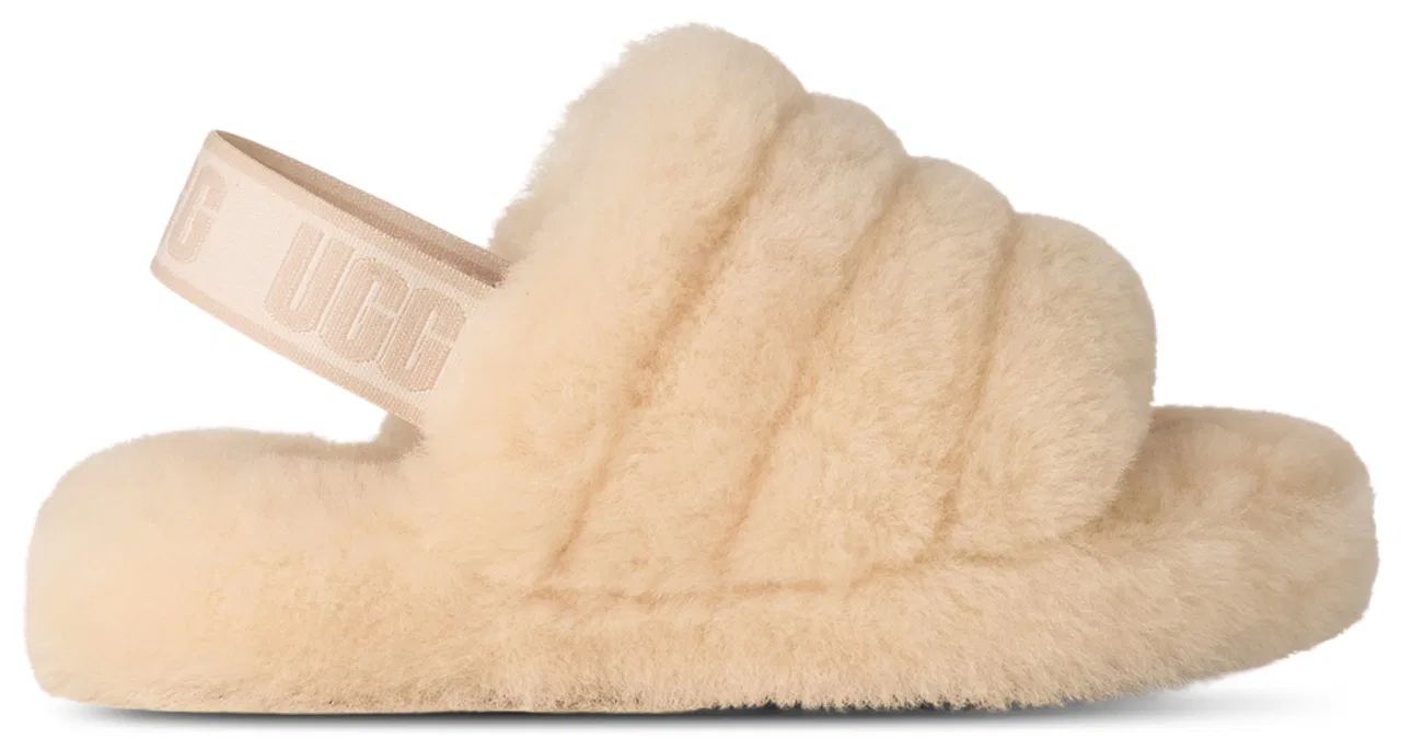 Сандалии для девочек Fluff Yeah UGG, цвет Sea Salt/Natural