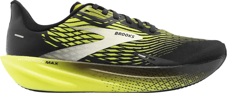 

Кроссовки Hyperion Max Black Blazing Yellow, черный