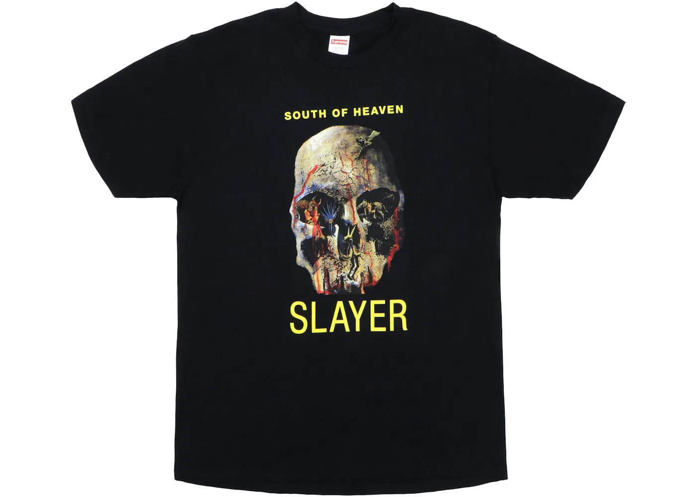 Мужская футболка с принтом Supreme Slayer South of Heaven Tee, Black
