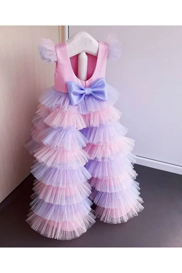 Детское платье для девочек с воланами Peza, Multicolor