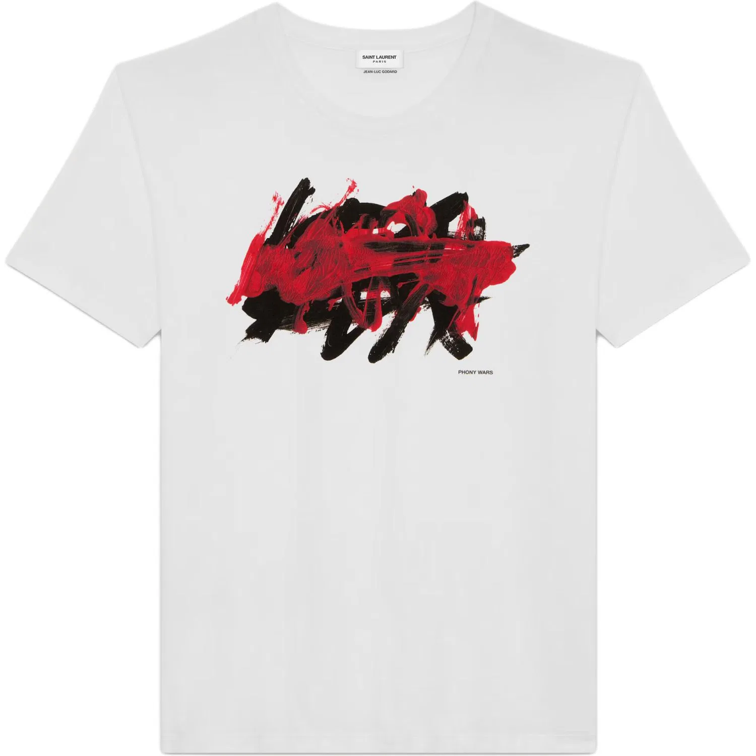Мужская футболка с принтом White Saint Laurent