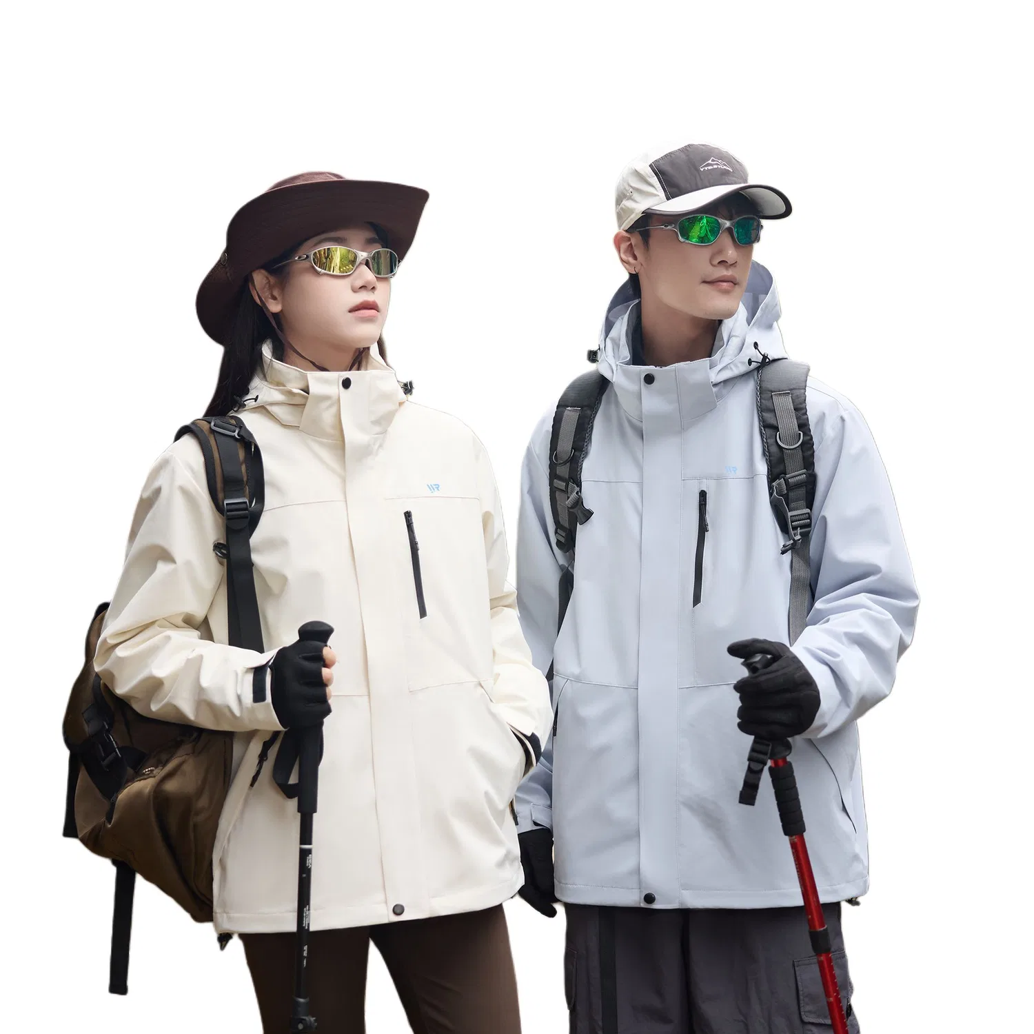 Детский комплект из куртки-ветровки и брюк с капюшоном, с принтом, Windbreaker Jacket & Pants Sets, WARRIOR — фото 4