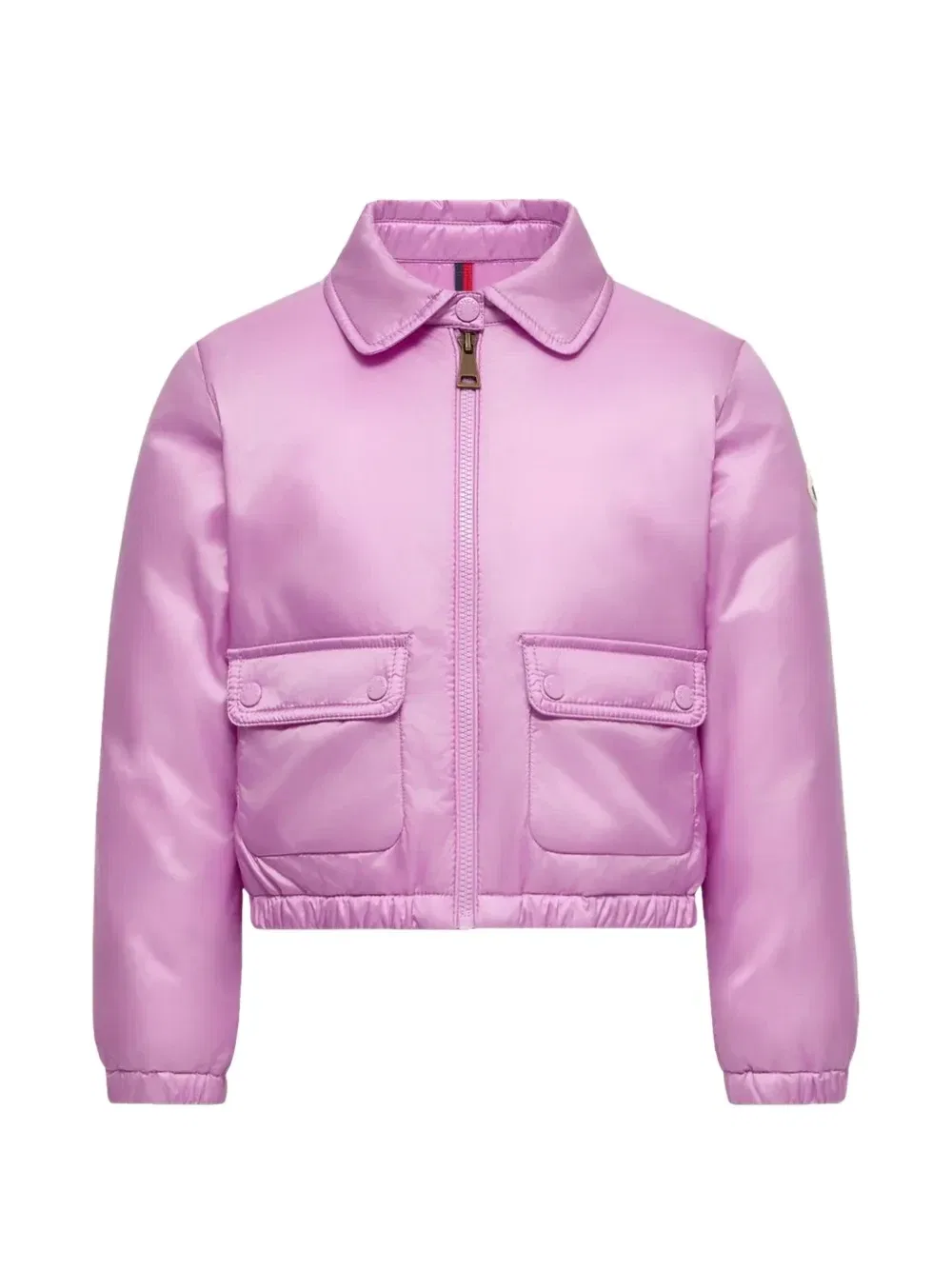 Пуховик Лансет Moncler Enfant, розовый