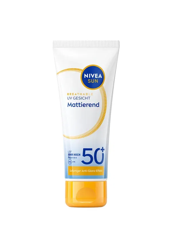 Солнцезащитный крем для лица матирующий SPF 50+ 40ml Nivea transparent 40 мл, прозрачный — фото 2