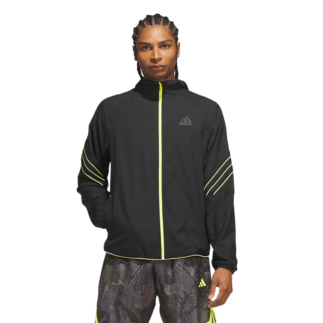 Куртка для мужчин Crazylite Adidas, цвет Black/Solar Lemon