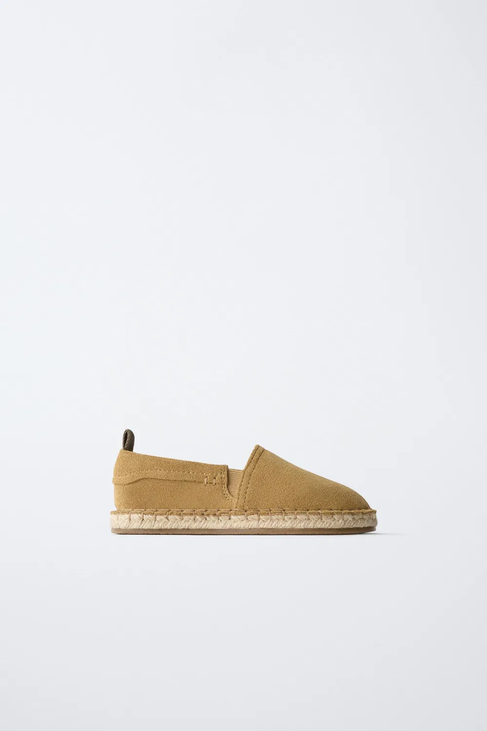КОЖАНЫЕ ЭСПАДРИЛЬИ ZARA, Camel