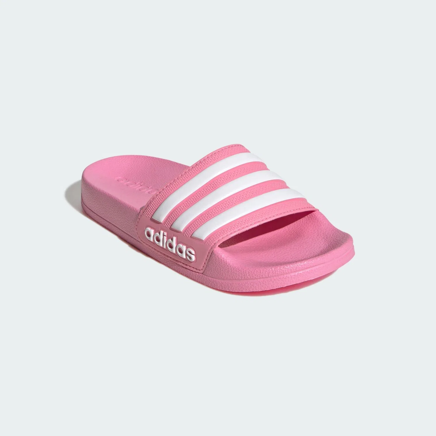 Детские сланцы с мягкой подошвой ADILETTE SHOWER Adidas, Hellrosa Weiss — фото 4
