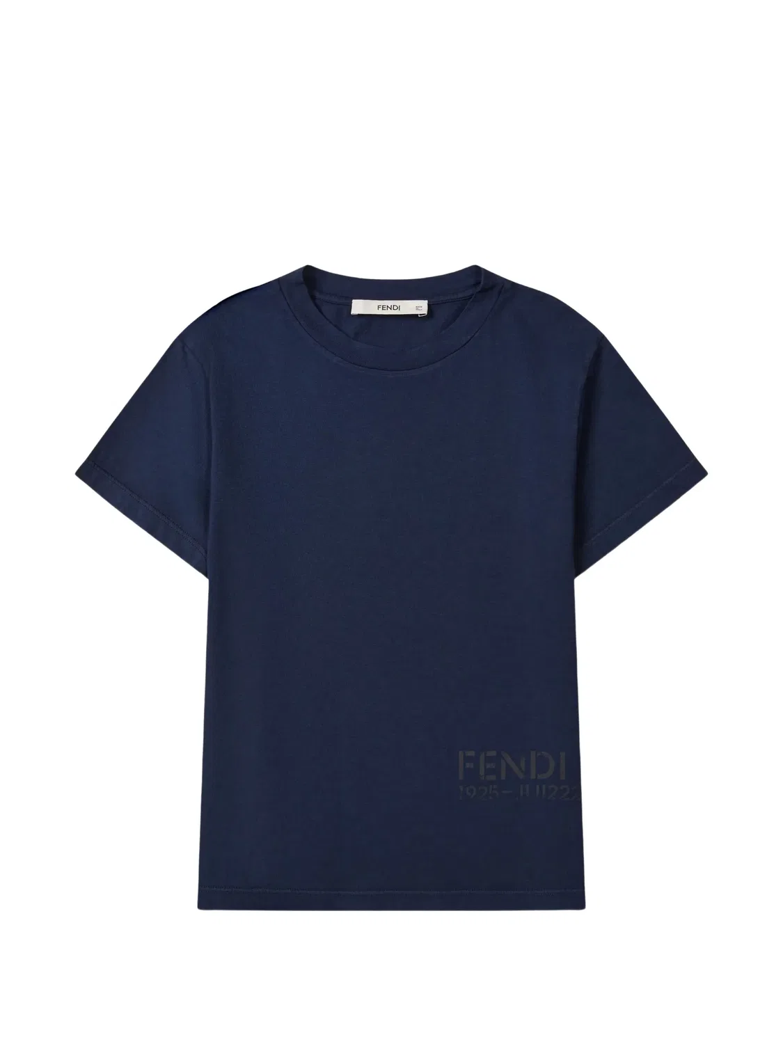 FENDI Детская футболка с логотипом, синий