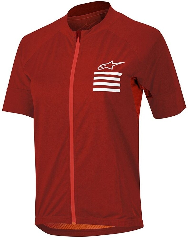 

Женский джерси Alpinestars Stella Trail Full Zip SS, красный