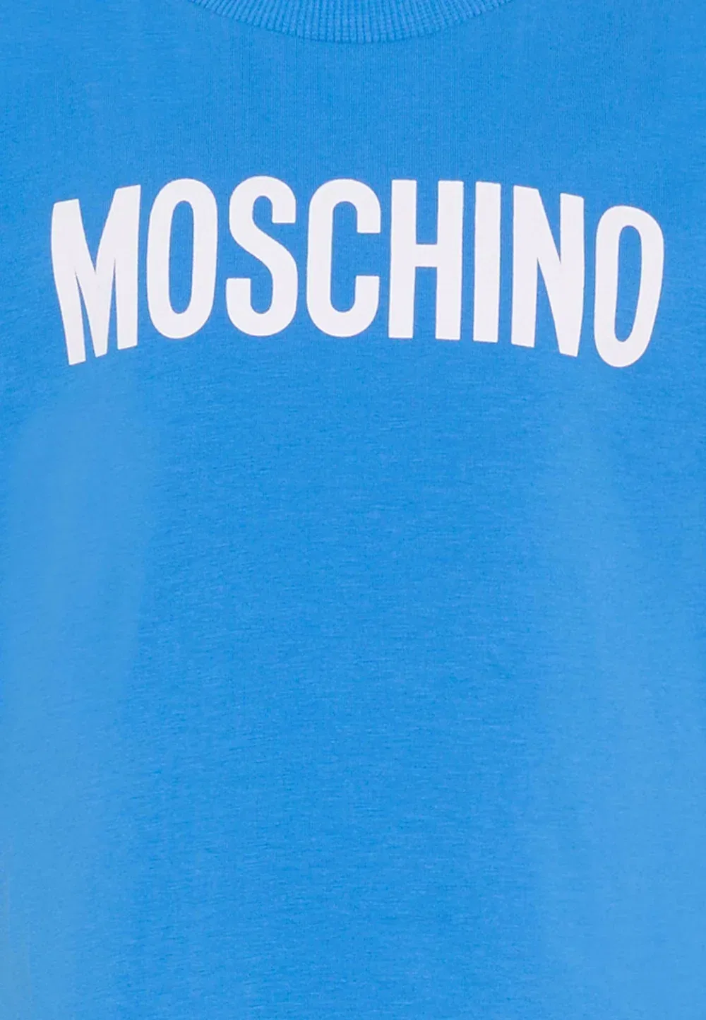 A Manica Corta - футболка с принтом Moschino, Blue — фото 3