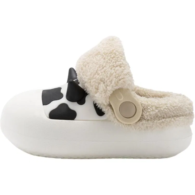Детские тапочки Soft Sole Platform Casual, Stars Pattern, EBMINI, Ecru