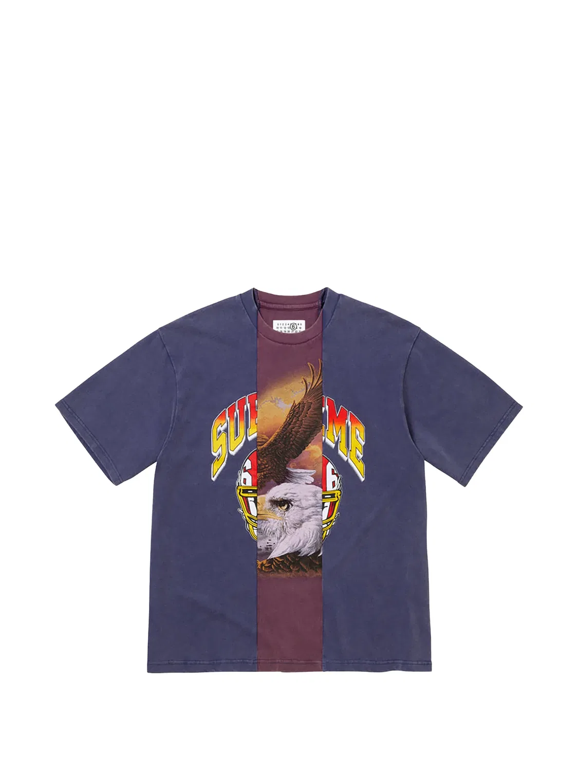Футболка синяя Supreme, синий