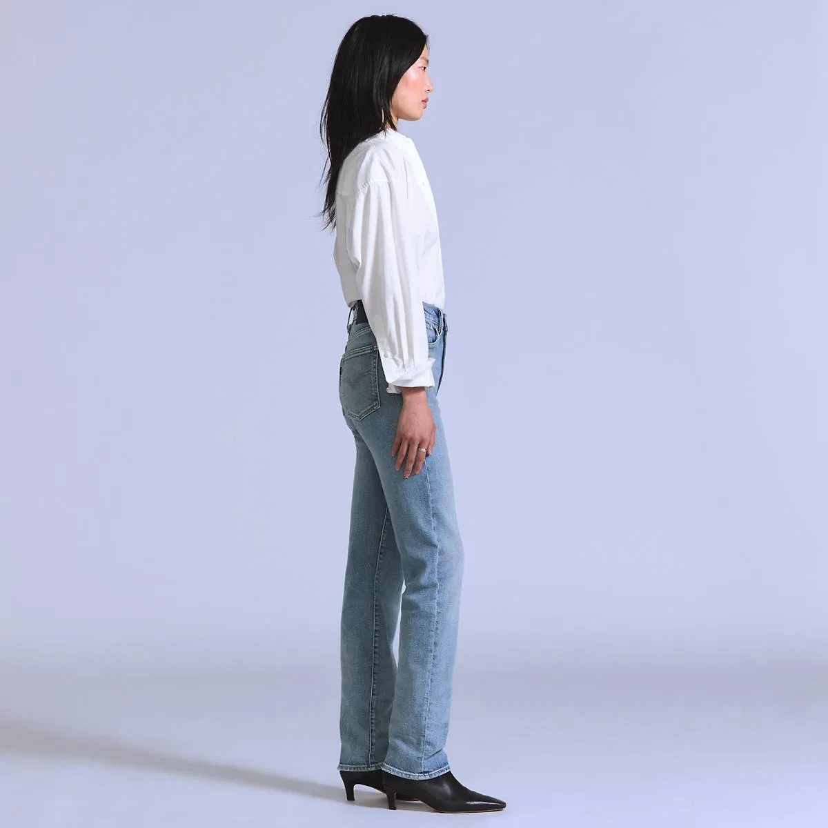 Женские узкие джинсы Levi's, Bt Avis - Blue — фото 4