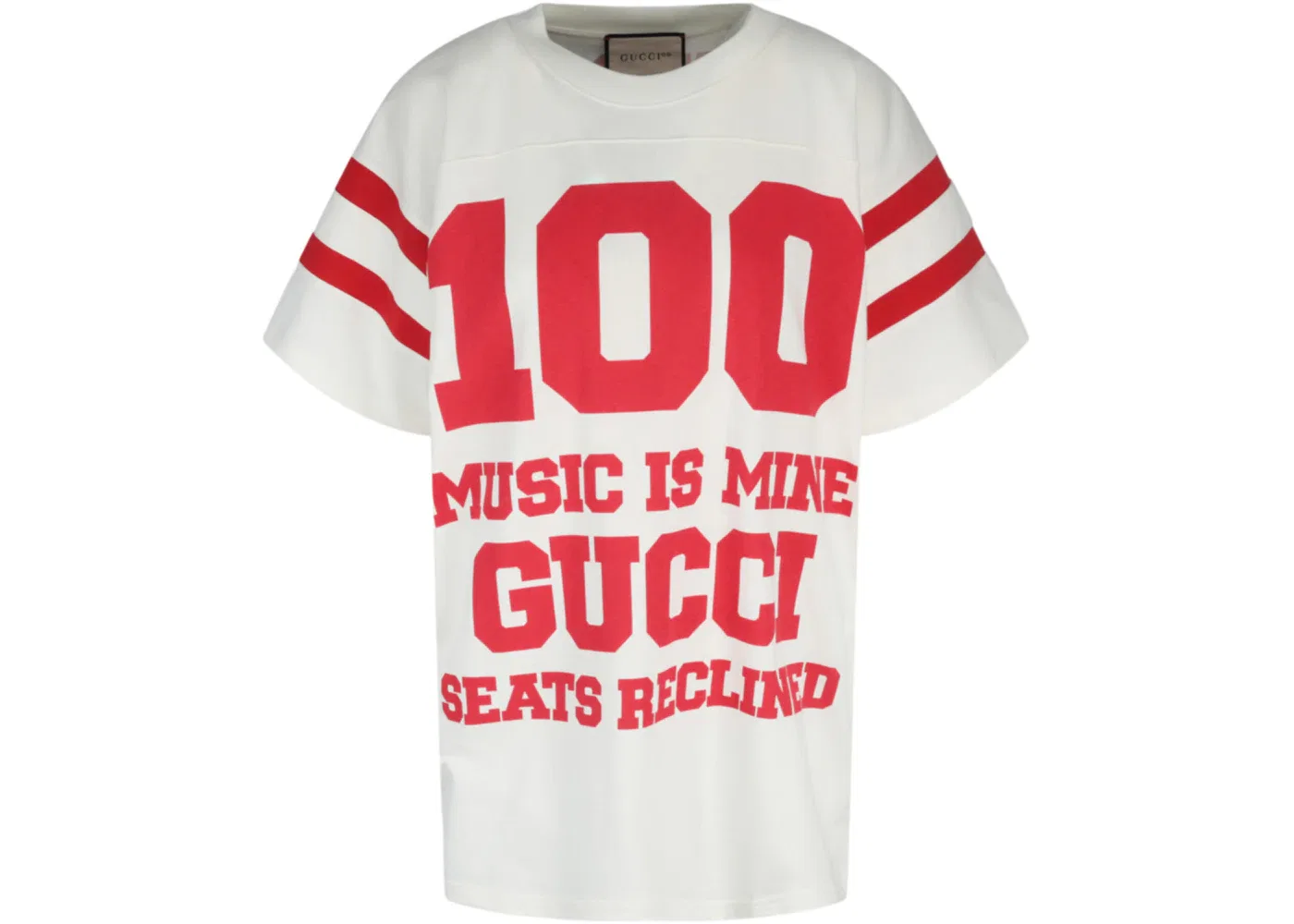 Женская футболка с коротким рукавом Gucci, White Red
