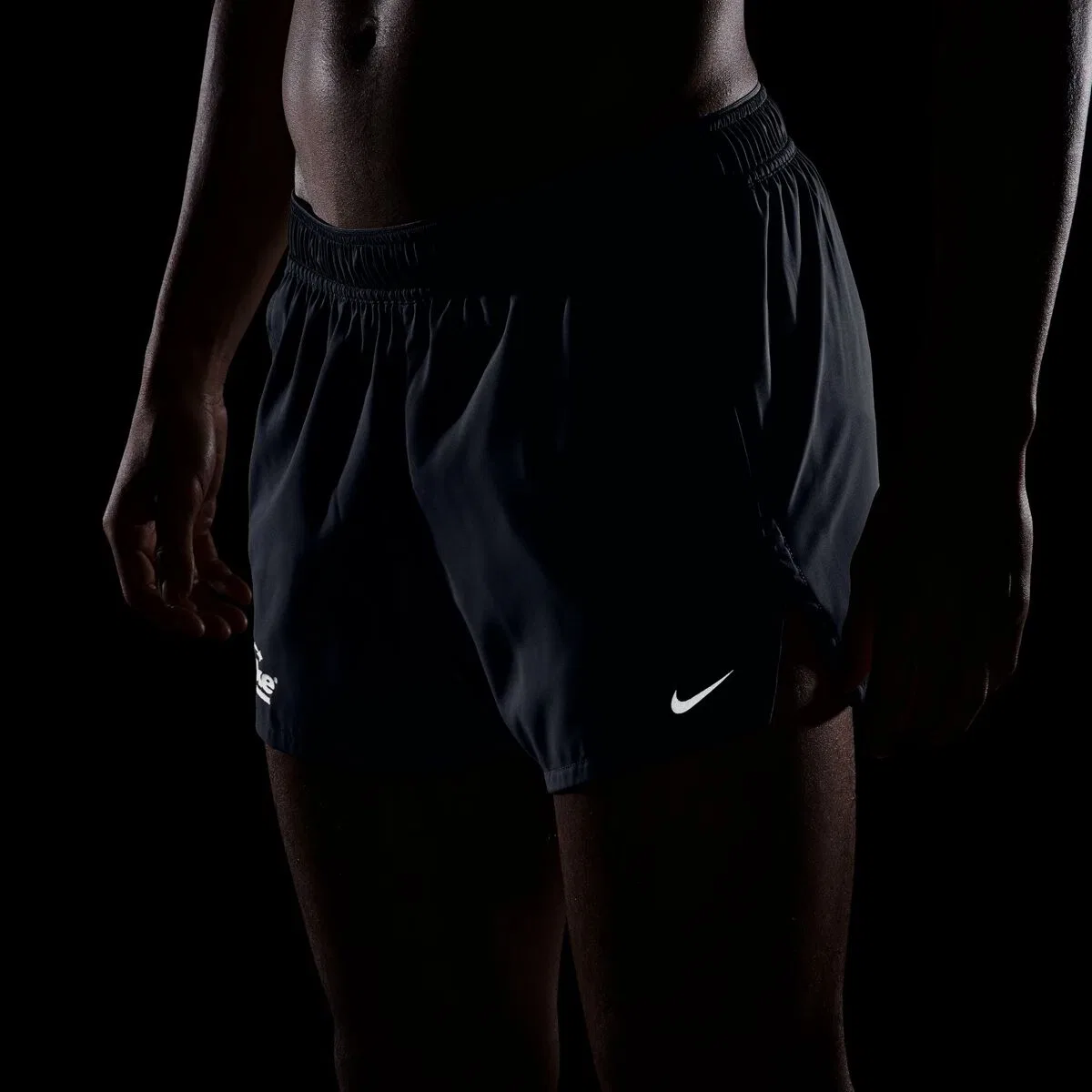 Мужские шорты для бега с перфорированной тканью Nike, Diffused Blue/Medium Ash/Reflective Silver — фото 3