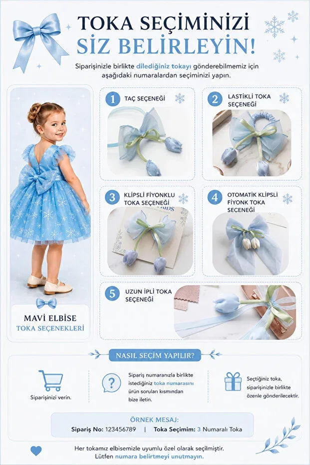 Детское платье для девочек с коротким рукавом elsa dress Alyra, Blue — фото 3