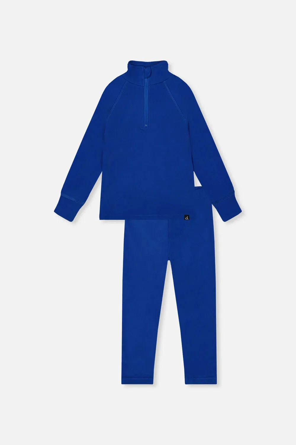 Детский комплект термобелья из двух предметов с начесом Royal Blue Deux par Deux