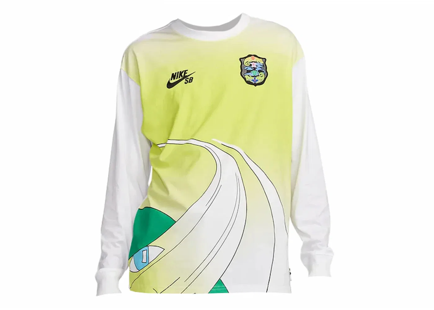Мужская футболка с принтом Nike SB Olympics L/S Federation Tee Nike, White/Multicolor