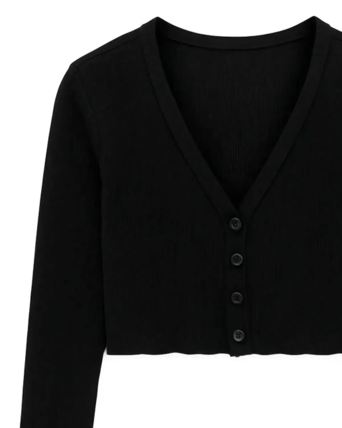 Детский кардиган для девочек с длинным рукавом Livi Cardigan KatieJnyc, черный — фото 2