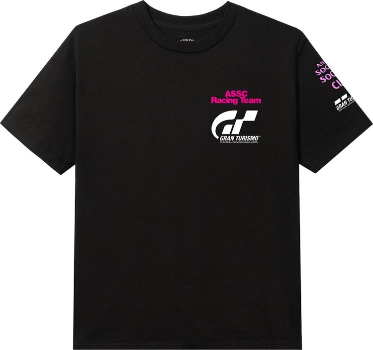

Футболка Anti Social Social Club x Gran Turismo Logo Tee 'Black', черный