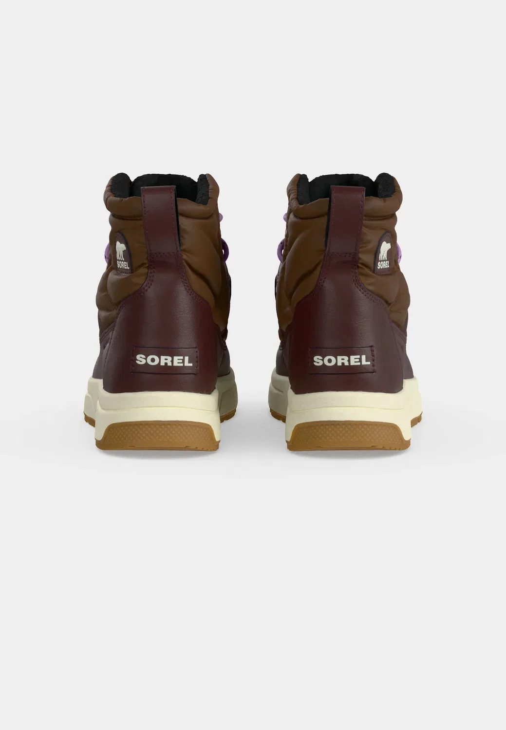 Детские унисекс ботинки Whitney III Mid WP - зимние ботинки Sorel, Dark Auburn/Red Lodge — фото 4