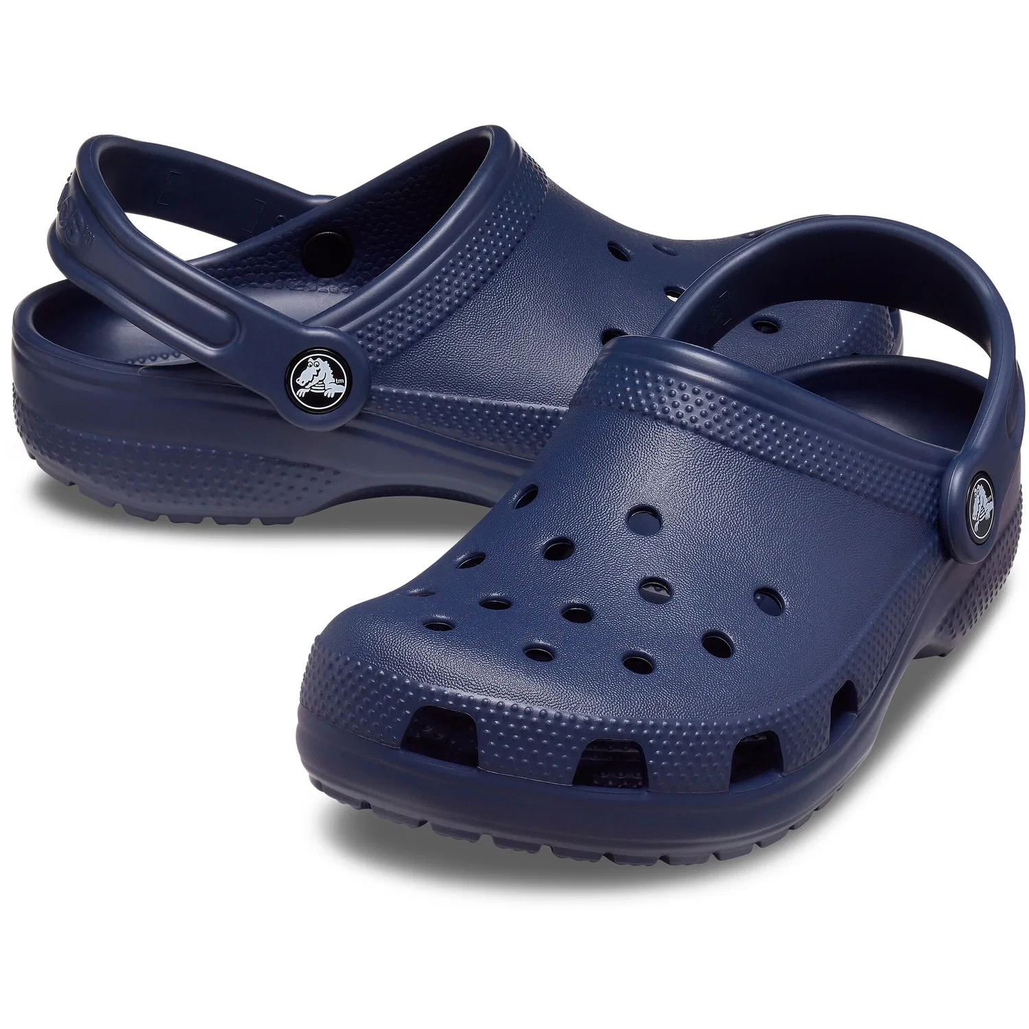 Детские сабо с перфорацией Crocs, Navy — фото 4