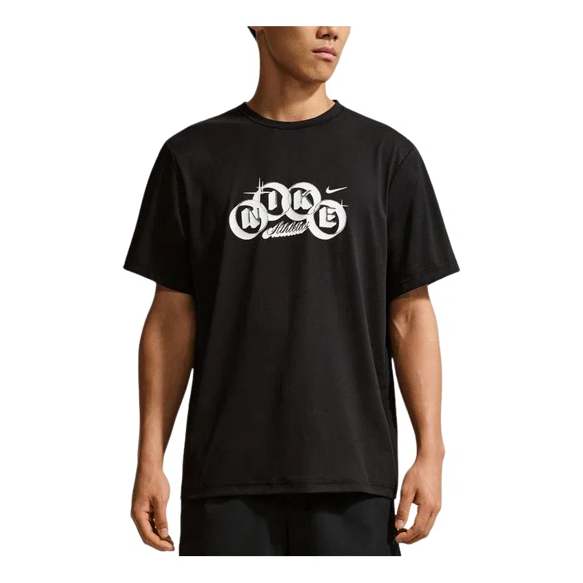 Мужская футболка для тренировок Hyverse Dri-Fit UV Protection T-Shirt 'Black' Nike, черный
