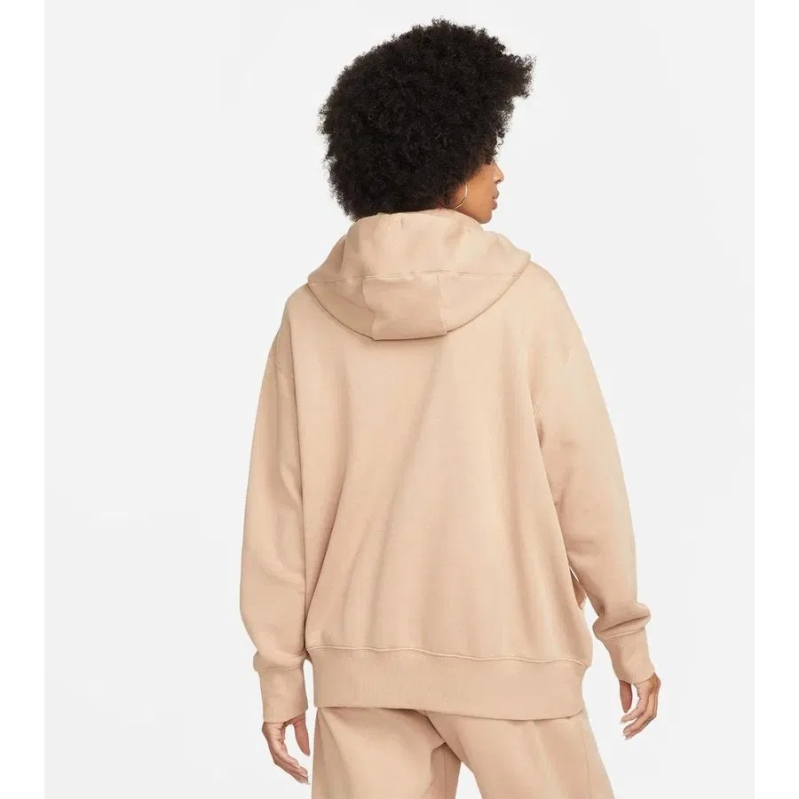 Женский худи оверсайз с полной застежкой-молнией Phoenix Fleece Nike, Коричневый — фото 2