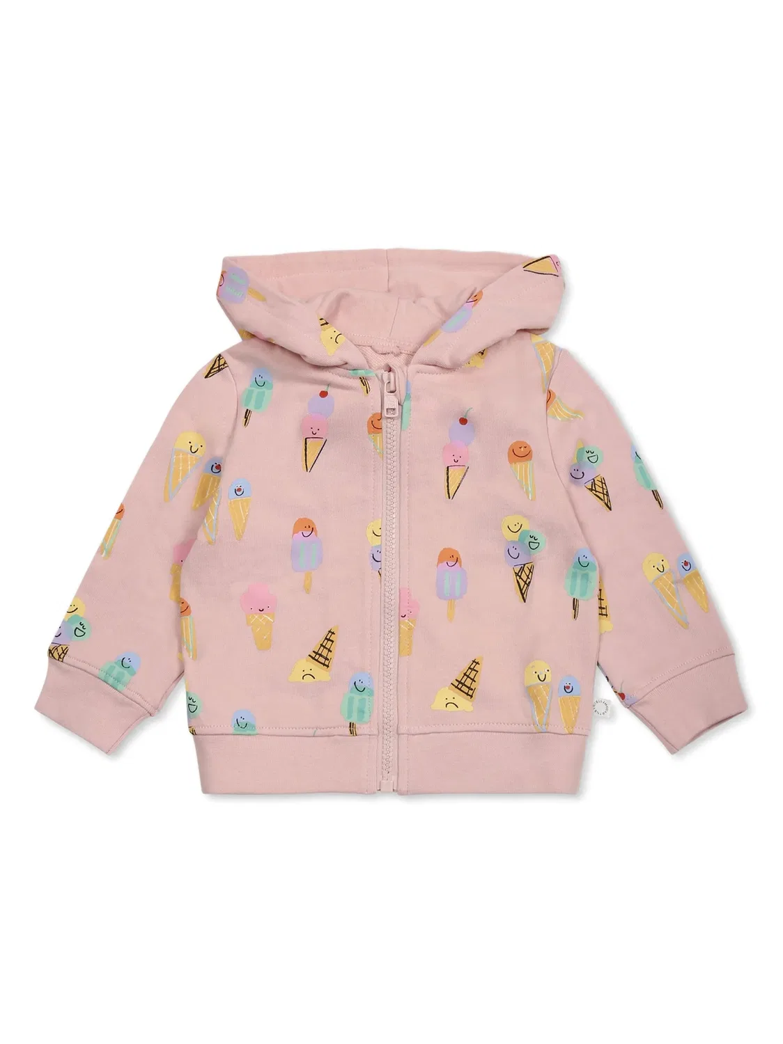 Толстовка с капюшоном из органического хлопка Stella McCartney, розовый