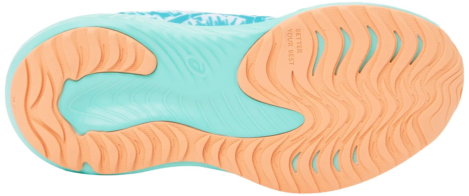 Детские кроссовки для мальчиков с амортизацией Gel-noosa Tri 16 Gs ASICS, Illuminate Mint Wave Teal — фото 2